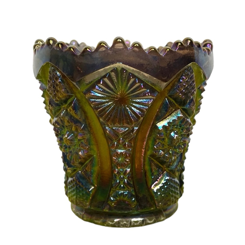 Imperial Carnival Glass Toothpick Holder